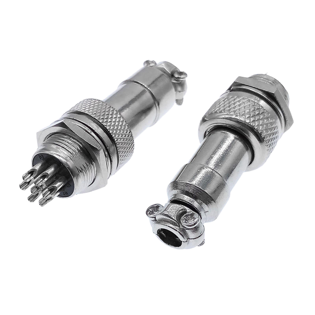 Customizable 3-Pin 4-Pin 5-Pin 6-Pin 7-Pin Male Female 12mm Circular Aviation Socket Plug 2 Core GX12 Connector for Power