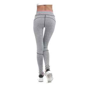 <b>Women's</b> Sexy High Waist Seamless Sports Fitness Gym Workout Yoga Pants Solid Pattern <b>Black</b> <b>Legging</b> with Push-Up Feature - Product Image 6