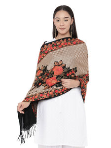 Thăng hoa thiết kế Womens in ấn phong cách Pashmina khăn choàng đầu khăn quàng cổ thời trang vai dân tộc Cashmere khăn choàng với biểu tượng tùy chỉnh - Product Image 3