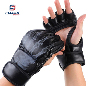 MMA Gants de sparring en cuir PU Meilleur Durable pour Fitness Combat Training Grappling et Wrestling pour la Boxe et la Lutte - Product Image 4