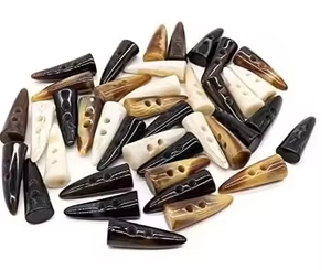 Traditional Handmade Polished Horn Toggle <b>Cord</b> Lock Stopper 50mm for Coats <b>Bags</b> Knitwear-Premium Quality Wholesale Supplier - Product Image 4