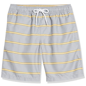 Short de bain pour homme Maillot de bain imprimé avec cordon de serrage Vêtements de plage avec poches Short de bain 100% polyester personnalisé - Product Image 6