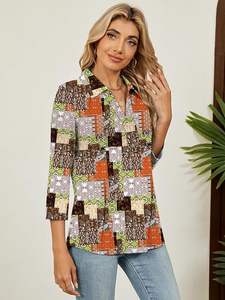 Tissu polaire respirant décontracté pour femmes pour chemises de bureau et tenues décontractées - Product Image 2