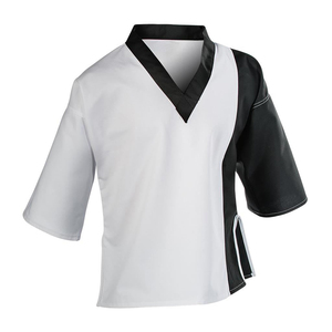 Uniforme profesional de Taekwondo de alta calidad, uniformes transpirables con logotipo personalizado, uniformes de Taekwondo para hombres y mujeres - Product Image 2
