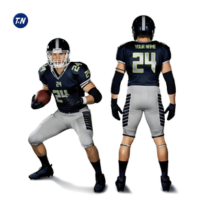 Conjunto de Uniforme de Fútbol Americano, Jersey y Pantalones Cortos con Estampado 3D Personalizado, 100% Poliéster Transpirable de Secado Rápido, Talla Grande, para Todas las Temporadas - Product Image 4