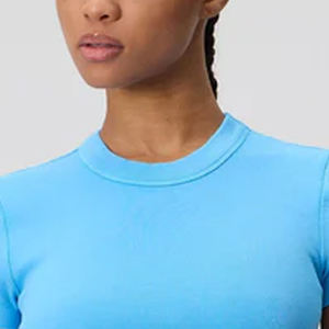 Camisetas Cortas para Mujer 2026, Diseño Elástico y Transpirable para Mayor Comodidad, Color Sólido, Diseño Económico, Mezcla de Algodón de Alta Calidad - Product Image 3