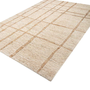 Tapis moderne simple et naturel pur jute sisal antidérapant facile à laver ensemble de tapis pour la maison salon de thé salon chat gratter - Product Image 2