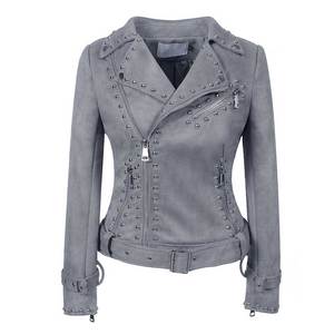 Chaqueta de Cuero para Mujer con Diseño Exclusivo - Chaqueta de Cuero Ajustada, Impermeable y Resistente al Viento con Logotipo Personalizado - Product Image 1