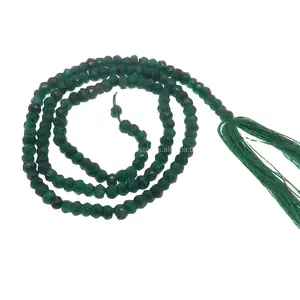 Emerald corundum round loose 3.15mm 13 inch length gemstone beads for jewelry 18 Inch corundum Beads