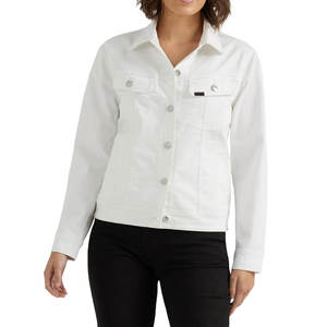 Vestes en jean pour femmes à faible MOQ, 100% coton tricoté, respirant, design personnalisé, léger, écologique - Product Image 1