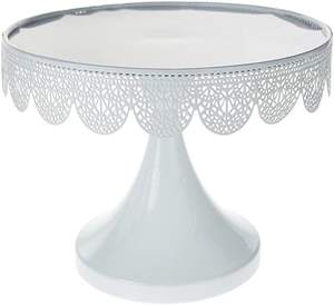 Juego de soportes de Metal para servidor de tartas, Set de 3 soportes de Metal de diamante de cristal para pastel con soporte de servidor superior de vidrio redondeado para pastel - Product Image 5