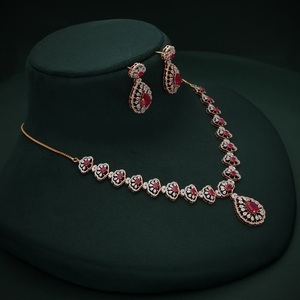 Colliers de mariage en diamants de laboratoire cultivés pour femmes, forme ronde, D VVS, fiançailles, mariage - Product Image 2