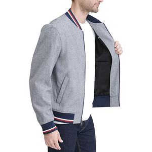 INS Venta caliente Retro-estilo bordado béisbol Varsity chaqueta lona soporte impermeable a prueba de viento de gran tamaño limitado hombres Jersey - Product Image 4