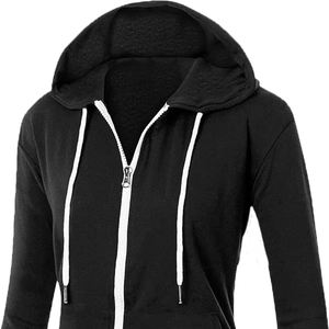 Vestido Sudadera de Forro Polar Personalizado para Mujer, 100% Algodón, Transpirable, Resistente al Viento, Ecológico, con Bordado en Relieve en la Parte Delantera - Product Image 4