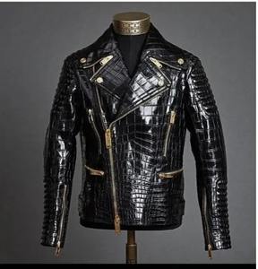 2025 veste en cuir véritable pour hommes High Street Fashion Fit manteau court veste en cuir de mode - Product Image 5