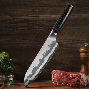 มีดทำครัวสแตนเลสมีดเชฟมืออาชีพพร้อมที่จับไม้ - Product Image 4