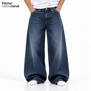 Jeans de travail pour hommes sur mesure, vente en gros de jeans de travail pour hommes, jeans de travail en coton épais, marque de vêtements de travail - Product Image 1