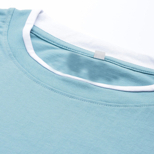 T-shirt 100% coton gris à manches longues, coupe ample, manches longues, t-shirt en coton avec service OEM, t-shirt pour homme - Product Image 6