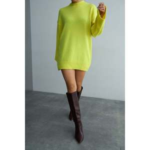 Pull à col roulé jaune - Product Image 3