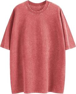 เสื้อยืดผ้าฝ้ายโอเวอร์ไซส์สำหรับผู้หญิงเสื้อยืดพิมพ์ลาย DTF ฤดูร้อนออกแบบโลโก้ได้ตามต้องการ - Product Image 4