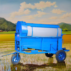 Máquina trilladora de arroz de alta productividad, 2500 kg/h, componente central, motor, cosecha eficiente, grano de trigo arrozal en África - Product Image 1