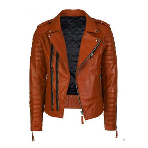 Chaquetas de Cuero para Mujer al por Mayor, Último Diseño, Alta Calidad, Corte Ajustado, Chaquetas de Motocicleta de Cuero Genuino para Mujer, Chaquetas de Moda - Product Image 1