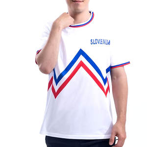 Custom Slim <b>Fit</b> 100% Polyester Soccer Jersey Quick <b>Dry</b> Retro Design Football Uniform with Polyester Sublimation - Product Image 2