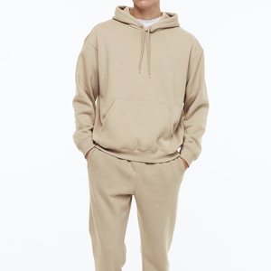 Sweats à capuche surdimensionnés de haute qualité pour hommes, logo personnalisé, pull uni, grande taille, vêtements décontractés, sweats à capuche en coton pour hommes en vente - Product Image 1