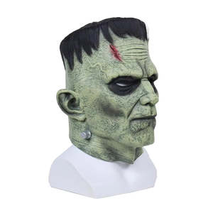 Máscara de Frankenstein de Látex, Máscara Facial de Zombie para Halloween, Fiesta de Disfraces, Boda, Máscara de Goma con LED - Product Image 4