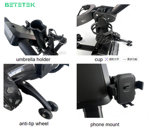 MEILLEUR FOURNISSEUR Chariot de golf électrique intelligent télécommandé, pliable, léger, anti-basculement, fonction Suivez-moi - Product Image 1