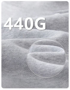 Sweat-shirt tricoté écologique personnalisable avec capuche respirant à épaules tombantes pour logo Streetwear décontracté pour l'hiver - Product Image 6