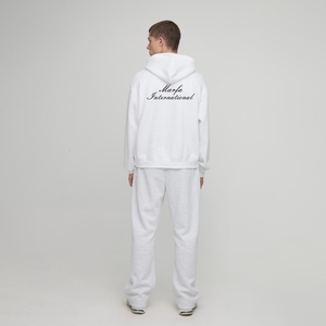 Sweat à capuche oversize en molleton 100% coton pour homme, streetwear avec logo personnalisé, impression en relief de haute qualité - Product Image 2