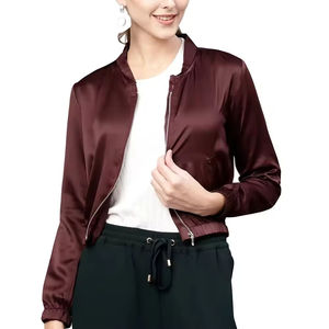 Servicio OEM, Diseño de Producto Propio, Chaqueta Bomber para Mujer, Ropa de Moda de Alta Calidad, Chaqueta Bomber para Mujer - Product Image 1