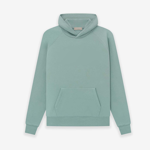 Sudadera de bolsillo con capucha y hombros caídos unisex - Product Image 6