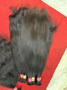 Cheveux bruts indiens du sud 100% naturels en vrac - Product Image 4