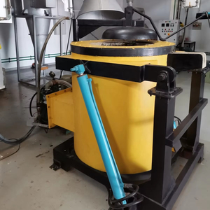 Horno Industrial de Fusión de Chatarra de Aluminio de Alta Calidad, 400 kg, Inclinable, con Bomba de Motor de 380V, Rodamiento, Certificado ISO 9001 - Product Image 1