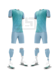 Uniforme de Fútbol Personalizado, Uniforme Deportivo de Fútbol, Transpirable, que Absorbe la Humedad, Jersey y Pantalones Cortos 100% Poliéster para Liga - Product Image 3
