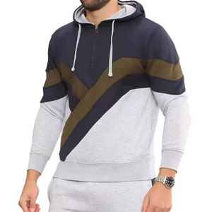 Nueva moda 100% algodón hombres chándal de alta calidad grueso polar de gran tamaño suelto invierno Casual ropa de calle personalizada - Product Image 6