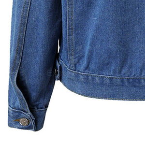 Veste en jean délavée réversible de haute qualité, dernier modèle, Veste en jean délavée réversible à prix réduit - Product Image 6