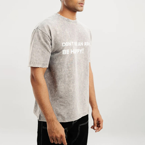 Gran oferta, camisetas de gran tamaño 100% de algodón para hombre, serigrafía personalizada, cuello redondo, técnica DTG duradera para la temporada de verano - Product Image 2