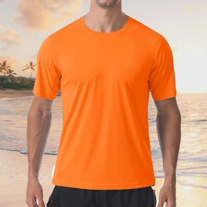 Camiseta Unisex de Algodón 100% de Peso Pesado con Cuello Redondo y Logotipo Bordado con Impresión DTF Personalizada OEM, Camisetas DTG para Hombre - Product Image 1