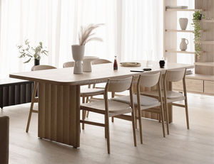 Juego de Mesa de Comedor Rectangular de Madera Maciza de Lujo Europeo Moderno, de Alta Calidad, para el Hogar, Hotel, Apartamento, Villa, Muebles de Sala de Estar - Product Image 6