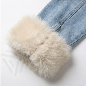 Vestes courtes en denim délavé de style européen et américain, coupe ajustée, couleur personnalisée, veste élégante pour femmes, bord brut, vêtements de rue - Product Image 6