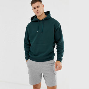 Sudadera con Capucha para Hombre, con Cierre, Informal, de Tela Suave, Ligera, Lisa, Versátil para Viajes y Uso Diario - Product Image 1
