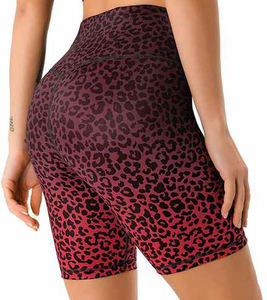 Yoga Shorts Elastic Quick-Drying Seamless Shorts Casual With High Waist <b>leggings</b>, Seamless, High Waist - Product Image 6