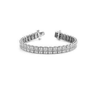 Bracelet multi-rangs en ligne Annastsia diamant taille ronde pour homme Bracelet design lourd - Product Image 1