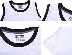 Lot de 3 maillots de basket-ball vierges pour hommes, en mesh, performance athlétique, uniformes d'équipe sportive, chemises en vrac - Product Image 3