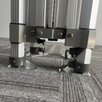 Tente de réception pliable 3x3m avec pieds extensibles, structure en aluminium 50mm, vente en gros usine