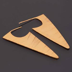 สินค้าขายดีต่างหูห้อยทองเหลืองชุบทองสำหรับผู้หญิงต่างหูห้อยสวยดีสำหรับงานปาร์ตี้ของขวัญงานปาร์ตี้ - Product Image 6