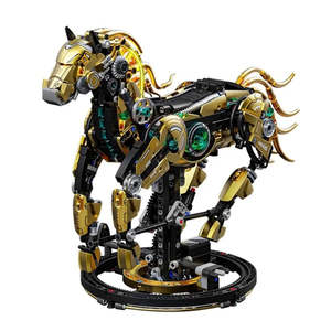 Cheval mécanique Lego MOC en plastique durable - Product Image 1